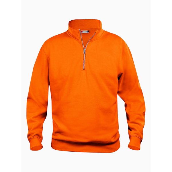 Clique Unisex Vuxen Basic Halv Zip Sweatshirt XS Synlighet Orange Visibility Orange XS