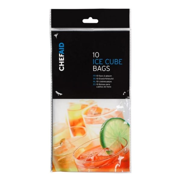 Chef Aid Ice Cube-påsar (pack med 10) One Size Clear Clear One Size