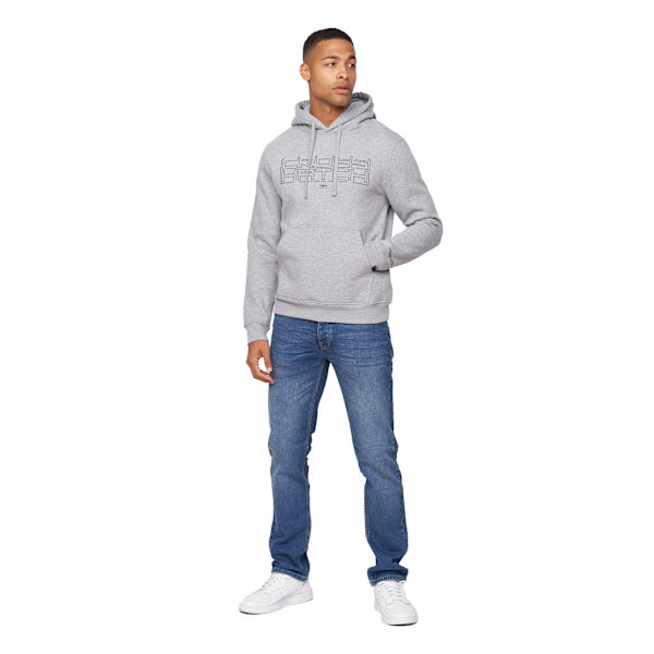 Crosshatch Mens Scouts Hoodie L Grey Marl Grey Marl L