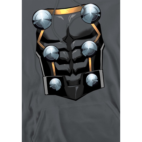 Thor Herrkostym Hoodie S Kolgrå Charcoal S