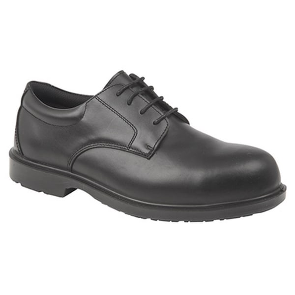 Grafters Uniform för män i helkomposit, icke-metallisk säkerhetsbricka Black 6.5 UK