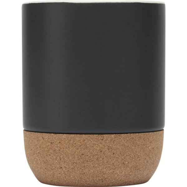 Billie Kork Keramik 300ml Mugg One Size Solid Svart Solid Black One Size