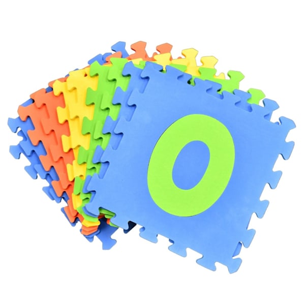 Pre-Sport Interlocking Number Play Mat (10-pack) One Size Multicoloured Multicoloured One Size