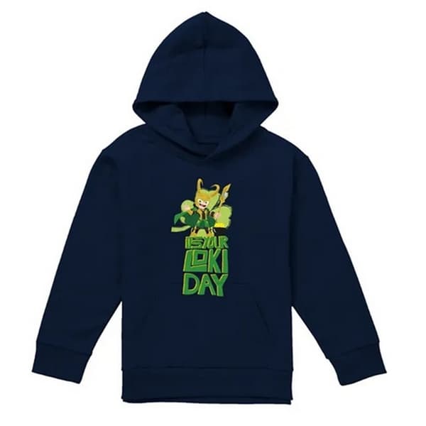 Loki Barn/Barn Loki St Patricks Day Pullover Hoodie 12 Black 12-13 Years