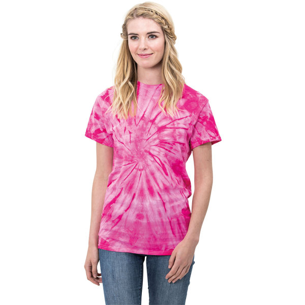 Färgton Vuxna Unisex Tonal Spider Kortärmad T-shirt L Spi Spider Pink L