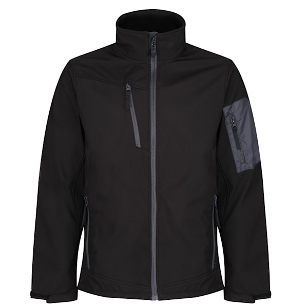 Regatta Standout Arcola 3-lagers Softshelljacka för Herr (Vattentät Black / Seal Grey L