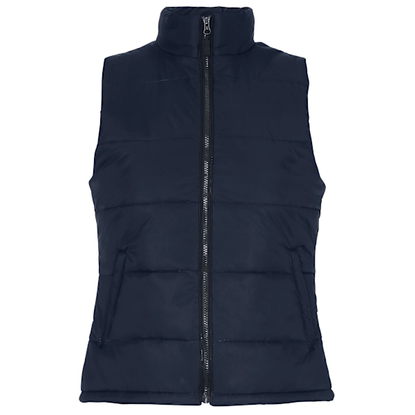 2786 Dam/Dam Quiltad Väst/Gilet Jacka M Marinblå Navy M