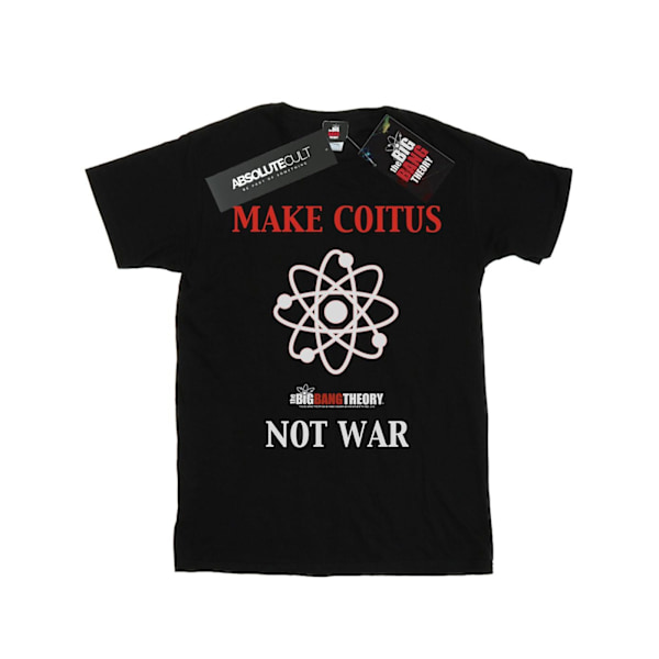 The Big Bang Theory Herr Make Coitus Not War T-Shirt M Svart Black M