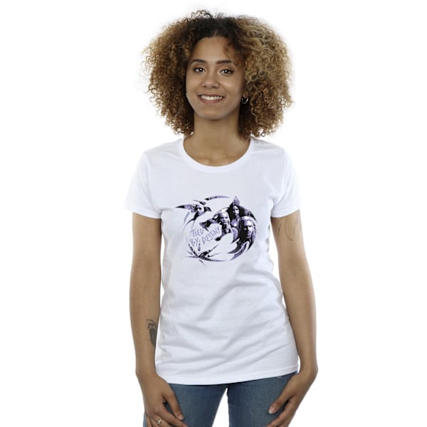 Netflix Dam/Dam The Witcher Wolf Logo Infill Bomull T-shirt White M