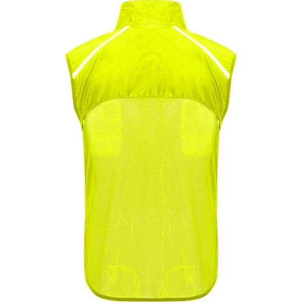 Roly Unisex Adult Jannu Lättviktig Löparväst L Fluro Fluro Yellow L
