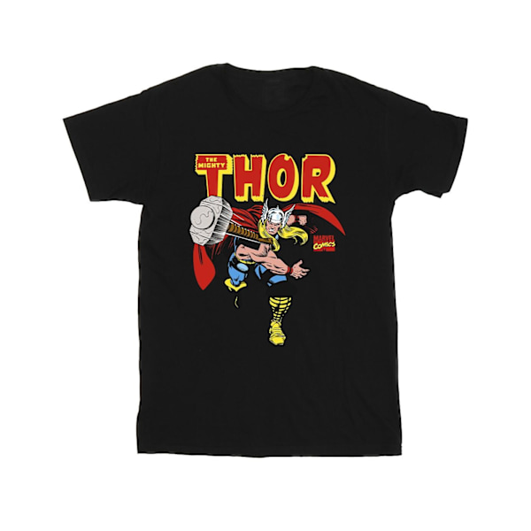 Marvel Universe Boys Thor Hammer Throw T-Shirt 12-13 år Svart Black 12-13 Years