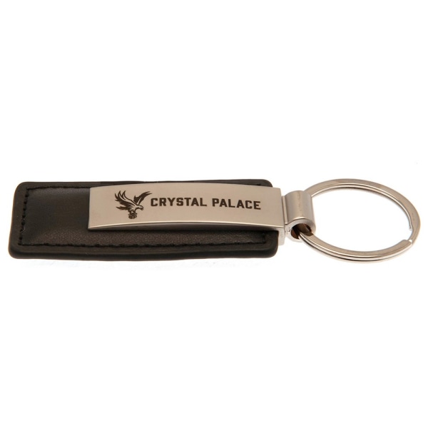 Crystal Palace FC Lädernyckelring One Size Svart/Silver Black/Silver One Size