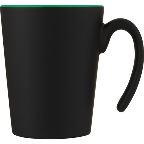 Bullet Oli Keramisk 360ml Mugg One Size Solid Svart/Grön Solid Black/Green One Size