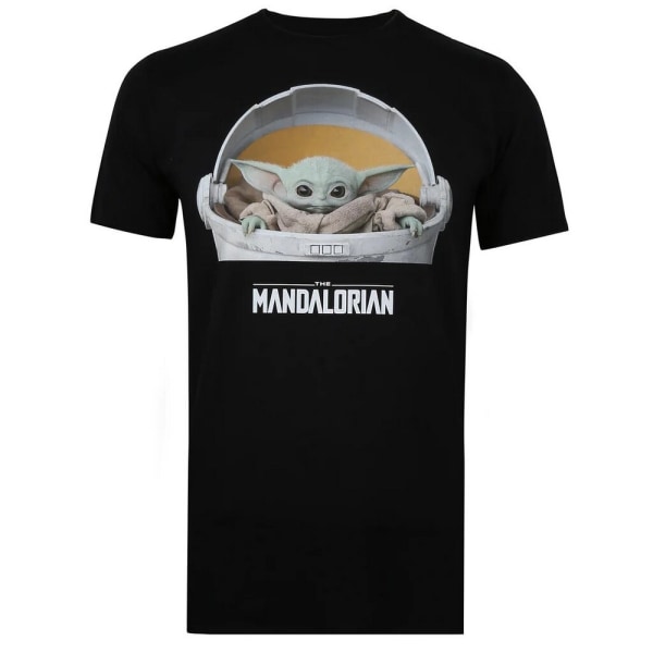 Star Wars: The Mandalorian Mens The Child T-shirt i bomull M Blac Black M