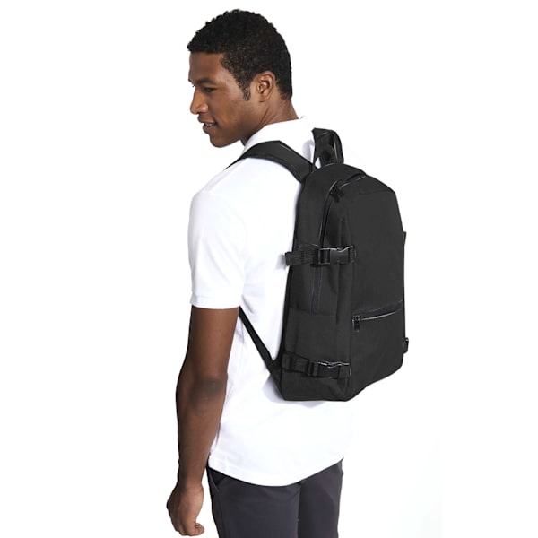 SOLS Unisex Wall Street Vadderad Ryggsäck One Size Svart Black One Size