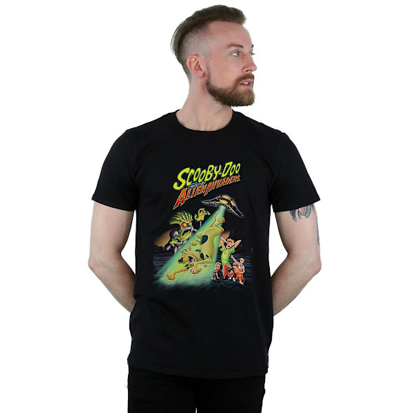Scooby Doo Herr The Alien Invaders Bomull T-shirt M Svart Black M
