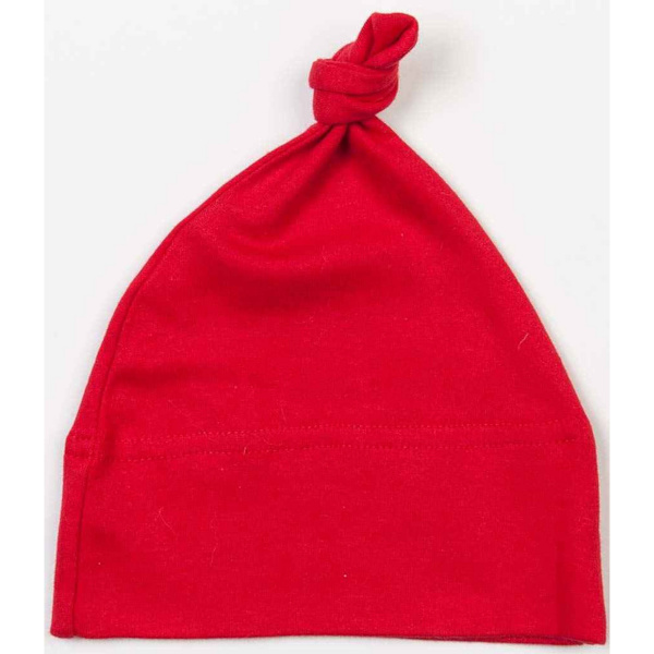 Babybugz Baby Knotted Hat One Size Röd Red One Size