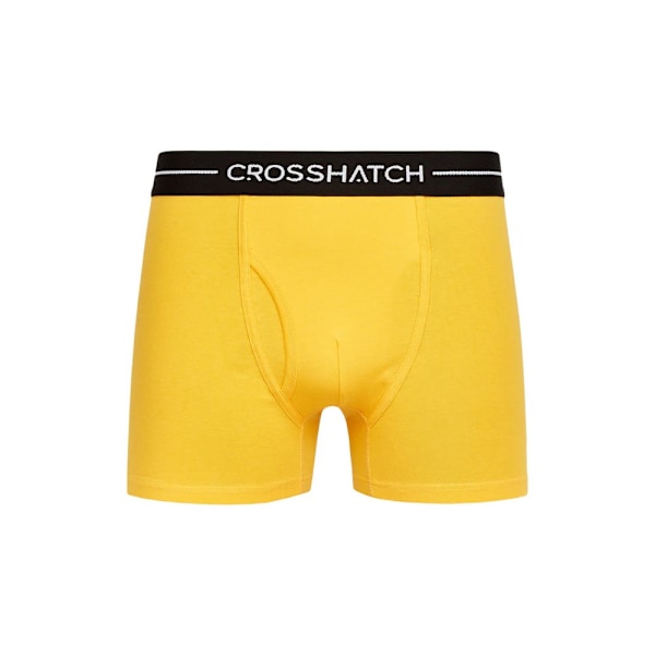 Crosshatch Mens Hexter Boxer Shorts (2-pack) XL Gul Yellow XL