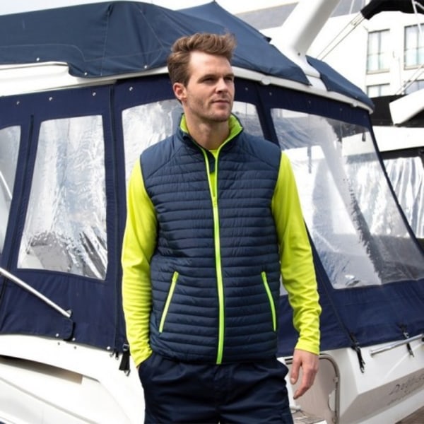 Result Unisex Vuxen Gilet 3XL Marinblå/Limegrön Navy/Lime Green 3XL