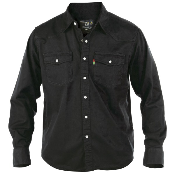D555 jeansskjorta för män i västerländsk stil Medium Stonewash Stonewash Medium