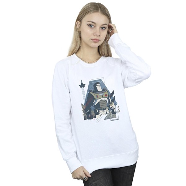 Disney Dam/Kvinnor Lightyear Look To The Stars Sweatshirt L W White L