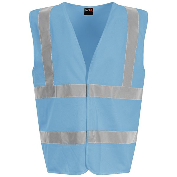 PRO RTX Hög synlighet Unisex Väst M Sky Blue Sky Blue M