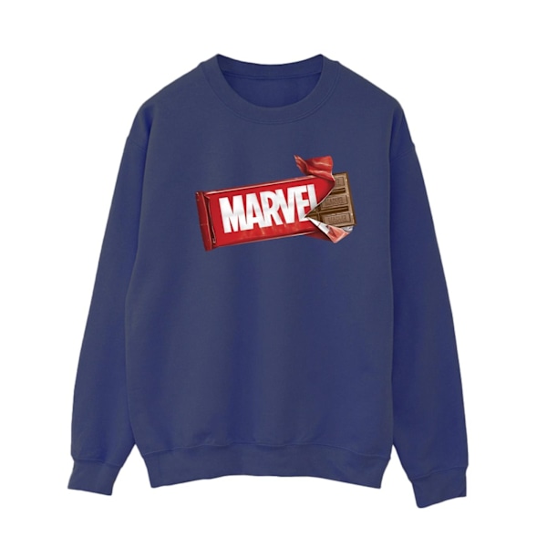 Marvel Universe Dam/Damer Marvel Choklad Sweatshirt XL Marinblå Navy Blue XL