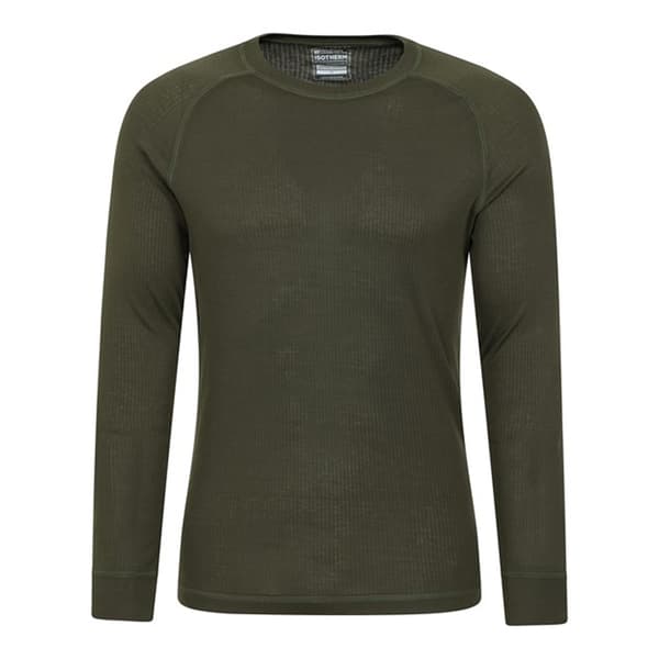 Mountain Warehouse Herr Talus Rundhals Långärmad Termisk T-shirt White L