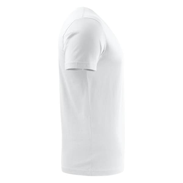 Printer Herr V-ringad T-shirt S Vit White S