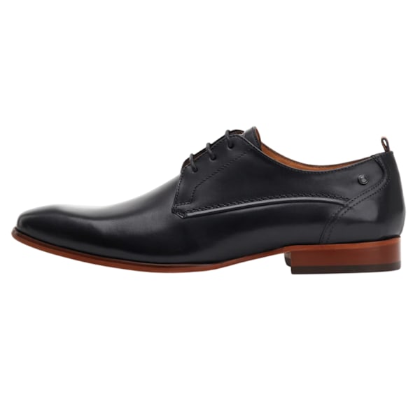 Base London Gambino Excel Läder Oxfords Herr 15 UK Svart Black 15 UK