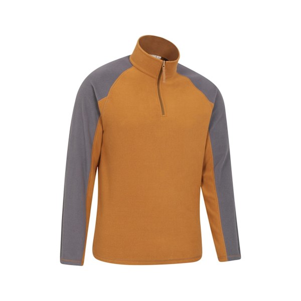 Mountain Warehouse Herr Ashbourne II Halv Zip Fleece Top S Senapsgul Mustard S