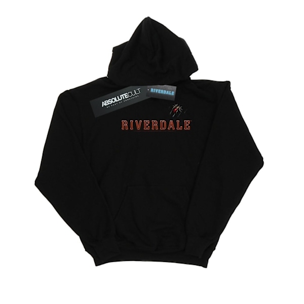 Riverdale Dam/Kvinnors Spindel Brosch Hoodie L Svart Black L