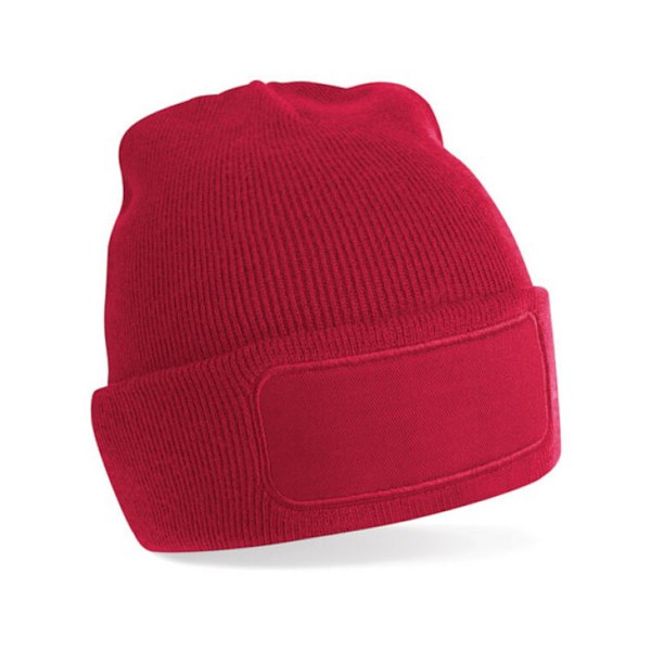 Beechfield Unisex Vuxen Original Patch Beanie One Size Classic Classic Red One Size