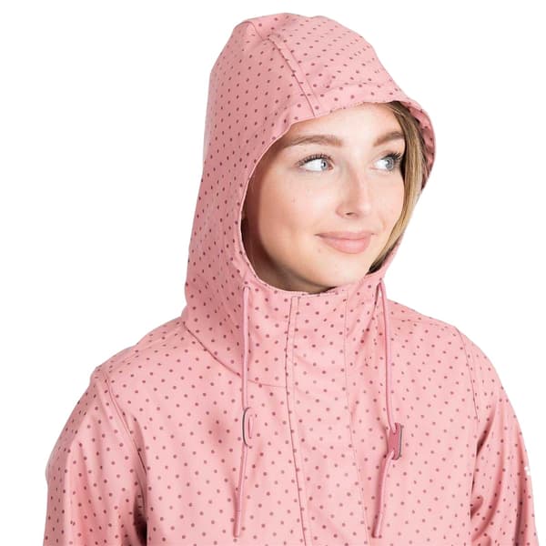 Trespass Dam Splosh Regnjacka med Huva och Ribbade Muddar 10 UK Dusty Rose 10 UK