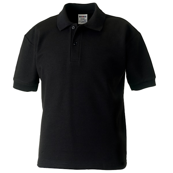 Jerzees Schoolgear Barn 65/35 Pique Poloskjorta 3-4 Svart Black 3-4