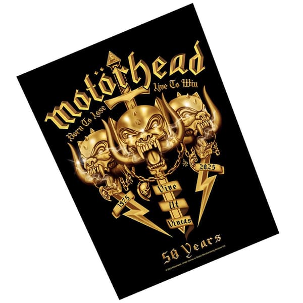 Motorhead Core 50th Patch One Size Svart Black One Size