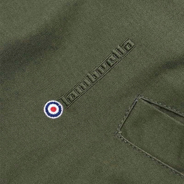 Lambretta Parka för män med Sherpafoder M Khakigrön Khaki Green M