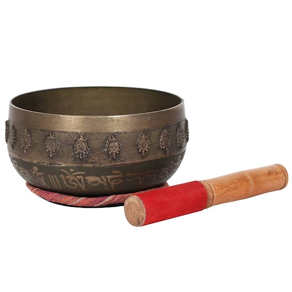 Something Different Buddha Sjungande Skål One Size Mässing/Röd/Brun Brass/Red/Brown One Size