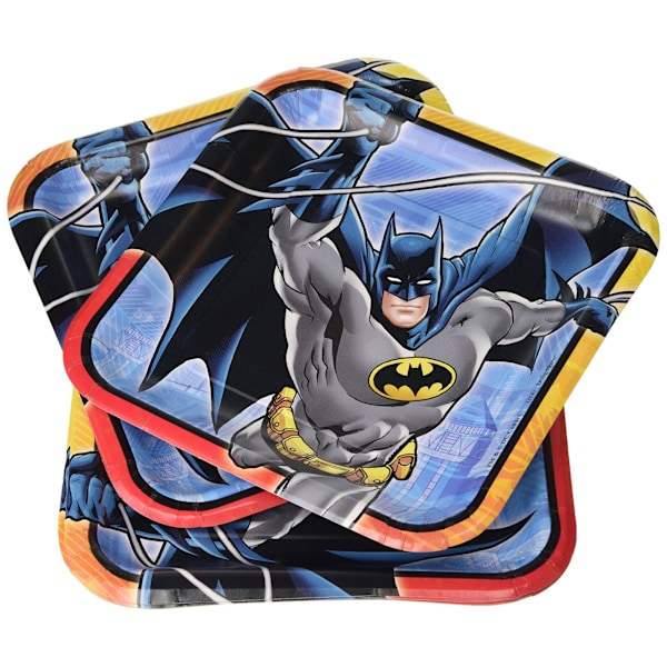 Batman Fyrkantiga Festplattor (Förpackning om 8) En Storlek Flerfärgad Multicoloured One Size