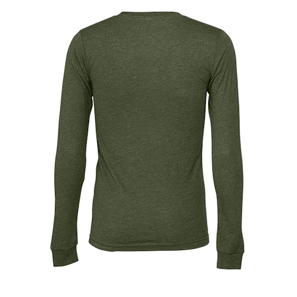 Bella + Canvas Vuxen Unisex Jersey Långärmad T-shirt S Milit Military Green S
