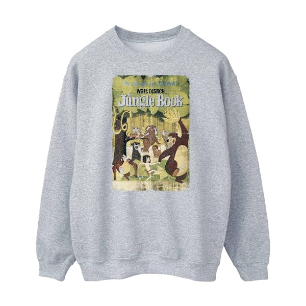Djungelboken Herr Poster Sweatshirt 3XL Sports Grey Sports Grey 3XL