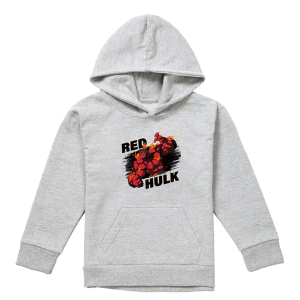Marvel Barn/Barn Röd Hulk Eld Tröja med Huvtröja 7-8 År Athletic Heather 7-8 Years