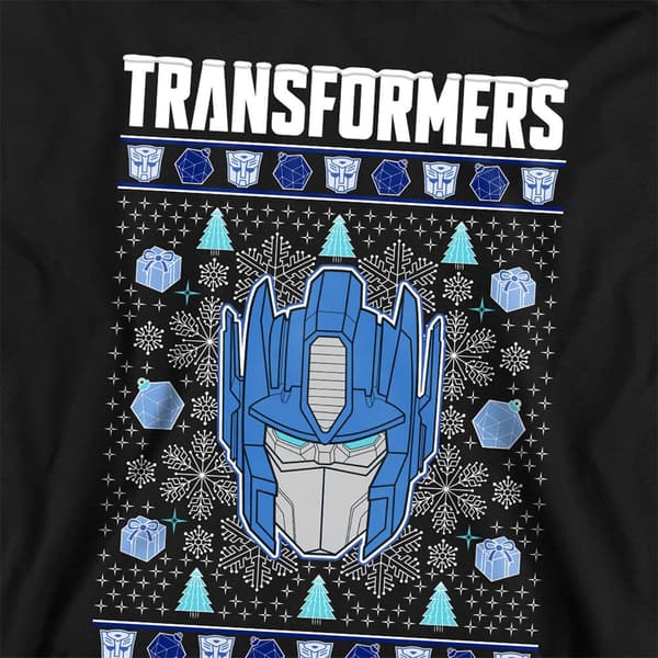 Transformers Barn/Barn Optimus Prime Ful Jultröja Black 5-6 Years
