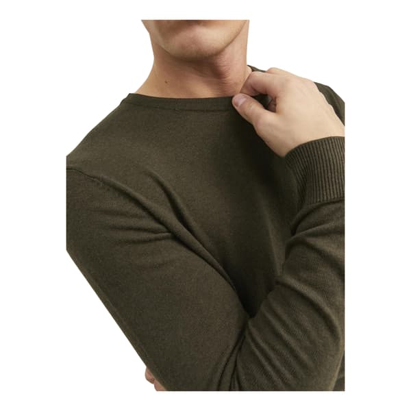 Jack And Jones Herr Stickad Tröja L Olivgrön Olive Night L
