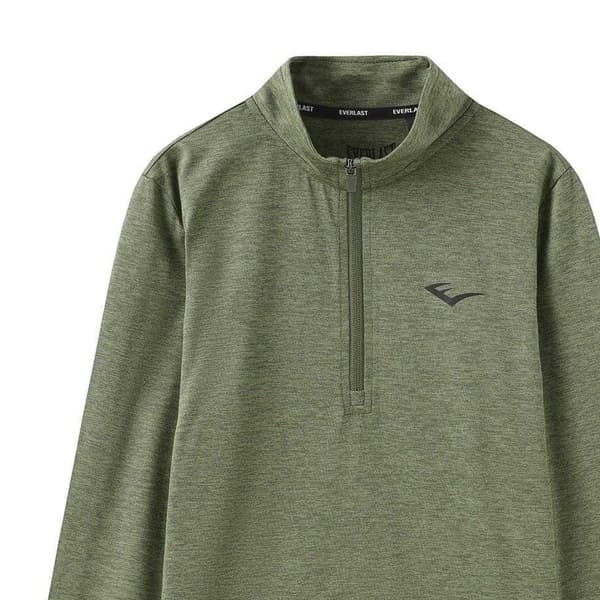 Everlast Barn/Kids Flex Quarter Zip Top 13 år Khaki Mar Khaki Marl 13 Years