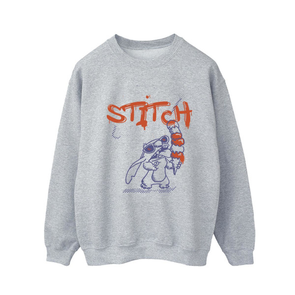 Disney Mens Lilo & Stitch Ice Creams Sweatshirt S Sports Grey Sports Grey S