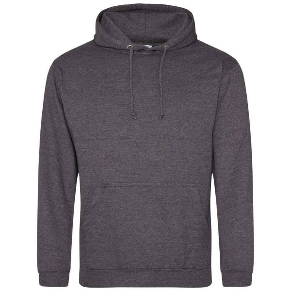 AWDis Cool Unisex Adult College Hoodie S Charcoal Charcoal S
