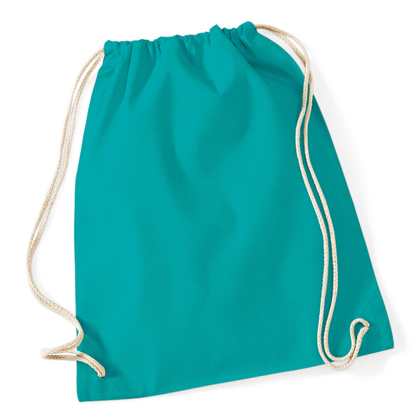 Westford Mill Bomullssäck - 12 liter En storlek Smaragd Emerald One Size