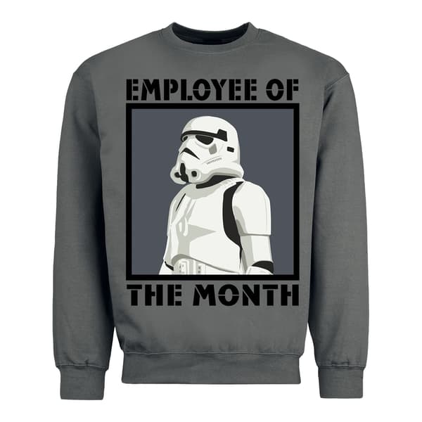 Star Wars Unisex Vuxen Månadens Anställd Tröja S Ljus Light Graphite S