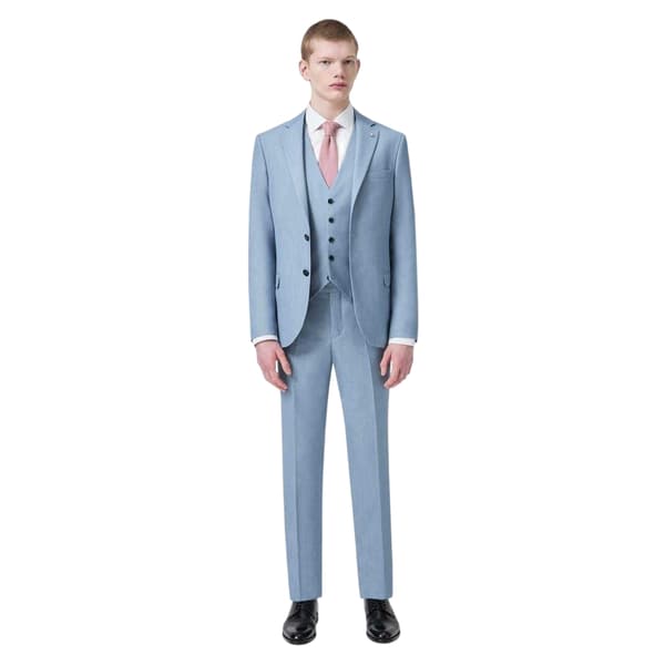 Twisted Tailor Formella Herrbyxor 32R Ljusblå Light Blue 32R